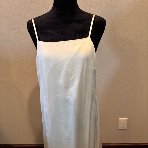 NWT Le' AL.X Square Neck Low Back Silk Slip Maxi Dress, Medium,Chic French Girl - Picture 4 of 13